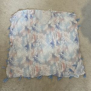 Surf gypsy cover up blue and pink size M